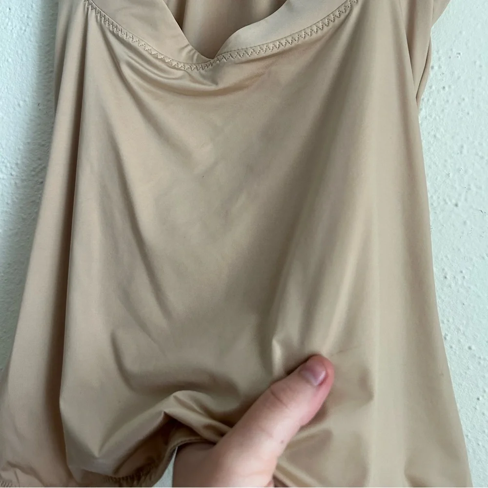 SPANX Slimplicity Nude Open Bust Tank Shapewear Smart Grip XL - Picture 3 of 7